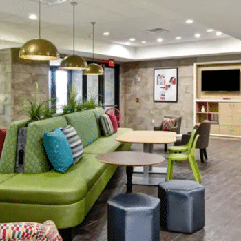 Common area seating in Lobby at Home2 Suites