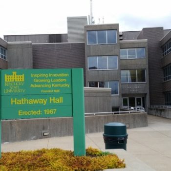 exterior image of ky state university hathaway hall