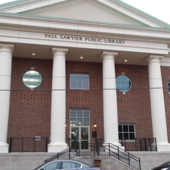 exterior image of Paul Sawyer Library.